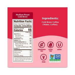 Cold Brew Black Coffee, Medium Roast