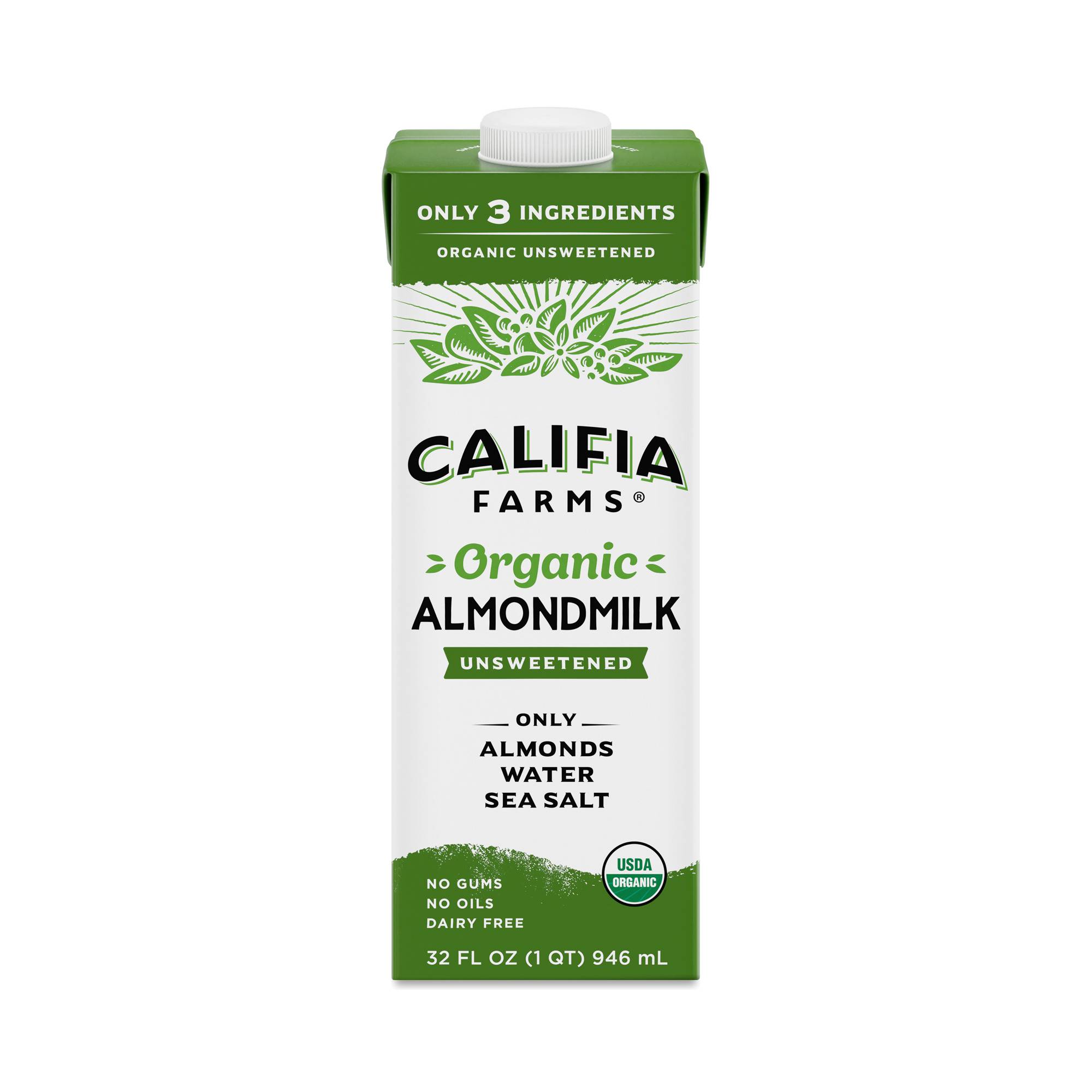 Organic Almond Milk, Unsweetened