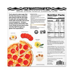 Uncured Pepperoni Pizza, Almond Flour Thin Crust