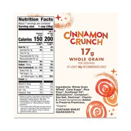 Organic Cereal, Cinnamon Crunch