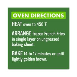 Organic Straight Cut French Fries