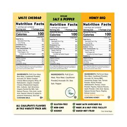 Puffed Snack, Variety Pack