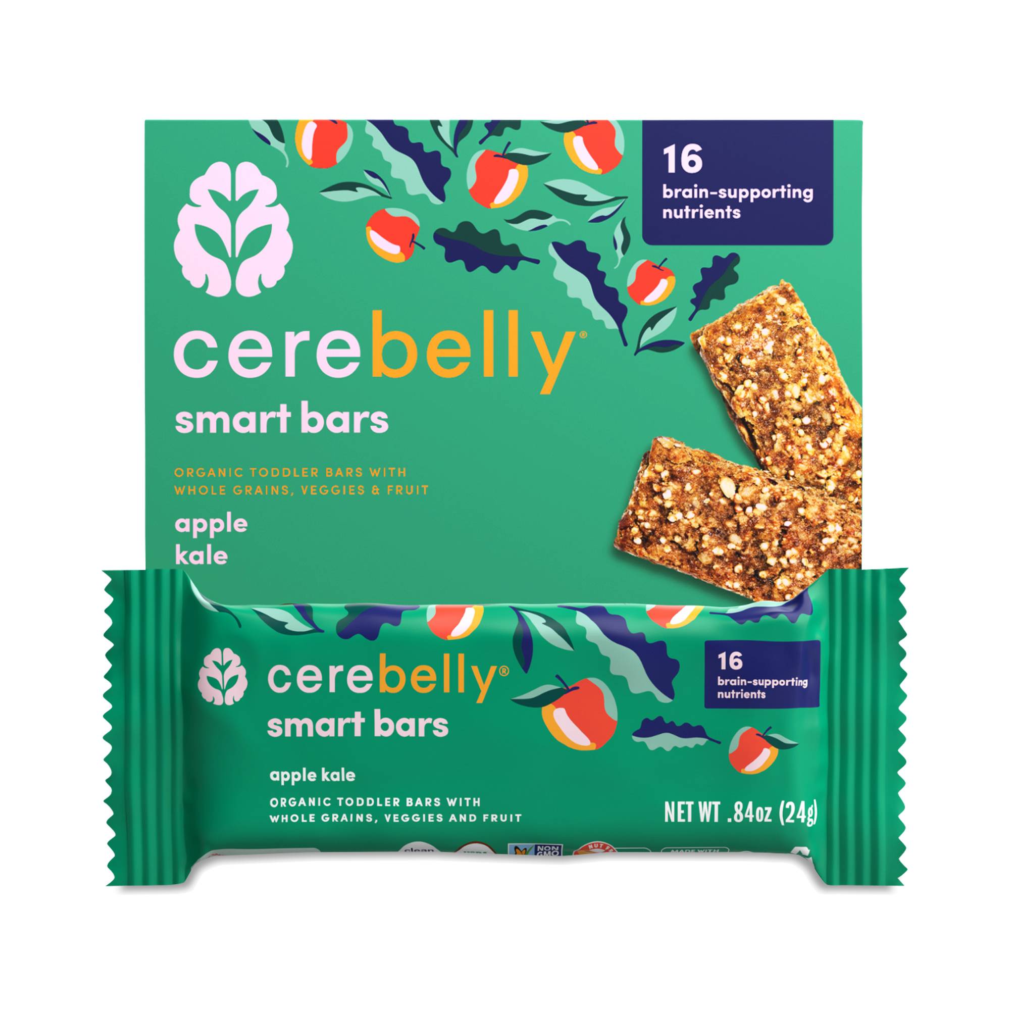 Smart Bar, Organic Apple & Kale