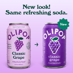 Prebiotic Soda, Classic Grape