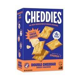 Double Cheddar Cheesy Crackers