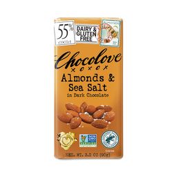 Almonds & Sea Salt Dark Chocolate - 55% Cocoa