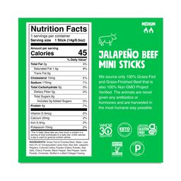 Mini Grass-Fed Beef Chomplings, Jalapeno