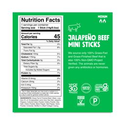 Mini Grass-Fed Beef Chomplings, Jalapeno, Value Size