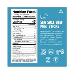 Mini Grass-Fed Beef Chomplings, Sea Salt