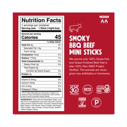 Mini Grass-Fed Beef Chomplings, Smoky BBQ, Value Size