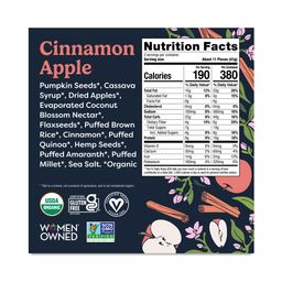 Organic Puffs, Cinnamon Apple