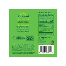 Prebiotic Soda, Citrus Rush