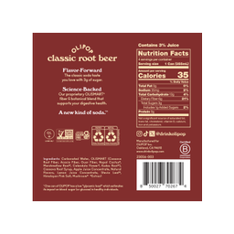 Prebiotic Soda, Classic Root Beer