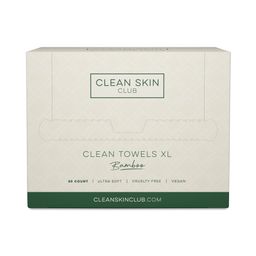 Clean Towels XL Disposable Face Towels, Bamboo