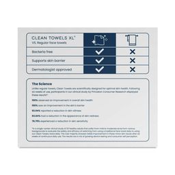 Clean Towels XL Disposable Face Towels, Original