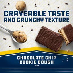Builders Protein & Caffeine Bars, Chocolate Chip Cookie Dough