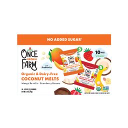Organic Coconut Melts Variety Pack, Mango Ba-Nilla & Strawberry Banana