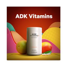 ADK Vitamins, Vitamin A, D3, K1 & K2 Supplement
