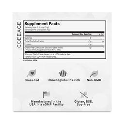 Grass-Fed Bovine Colostrum Powder, Unflavored