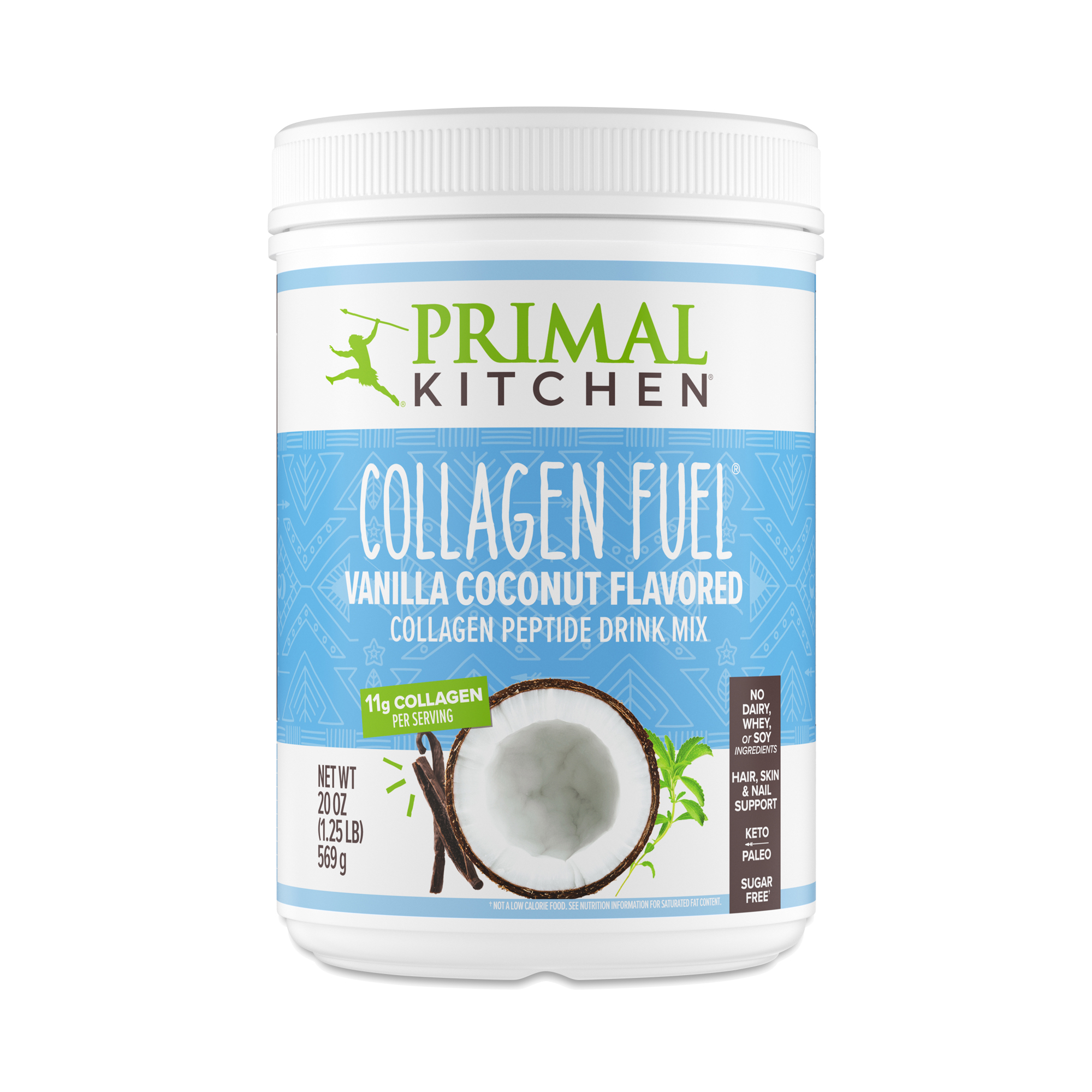 Primal Kitchen Coconut Collagen Fuel, Vanilla 20 oz tub
