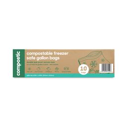 Compostable Gallon-Sized Freezer Seal Top Bags