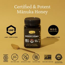 Raw Manuka Honey Certified UMF 10+ (MGO 263+)