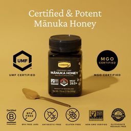 Raw Manuka Honey Certified UMF 10+ (MGO 263+)