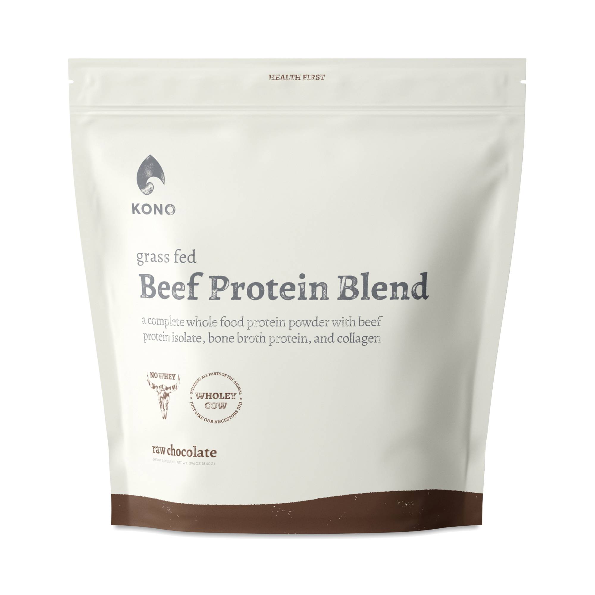 Grass Fed Beef Protein Powder Blend, Raw Chocolate