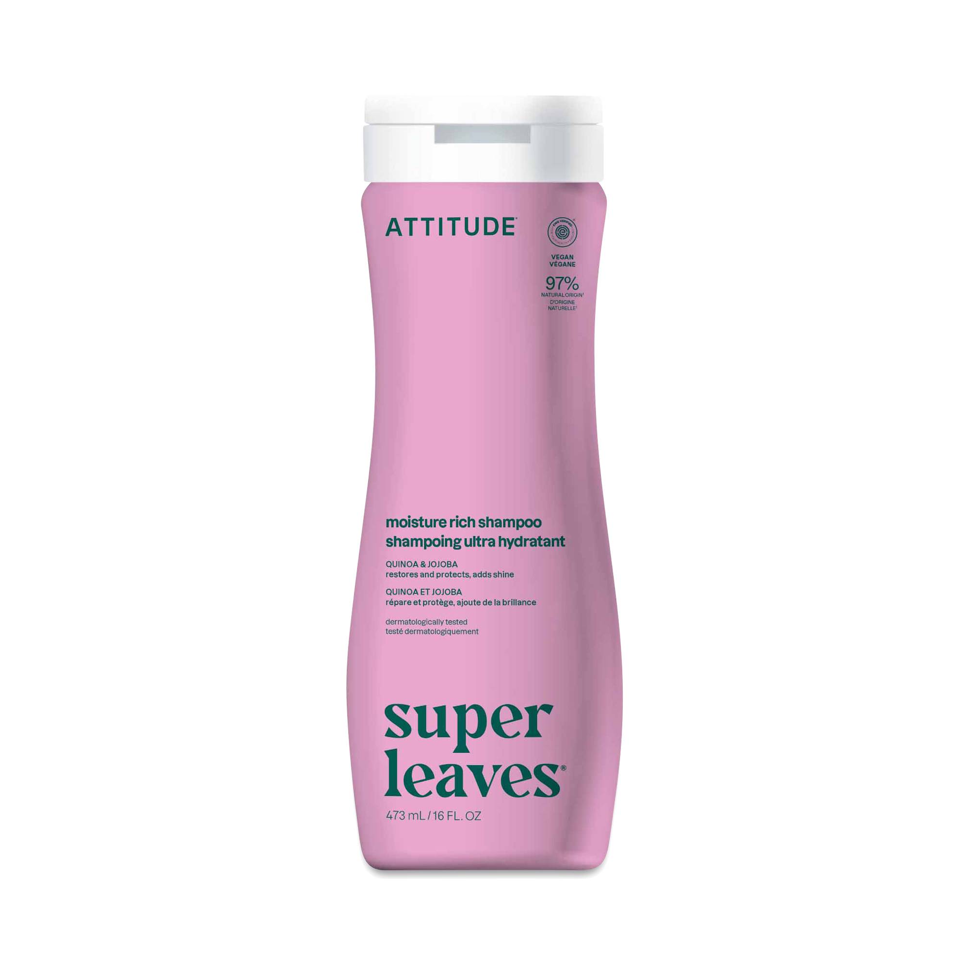 Super Leaves Moisture Rich Shampoo, Quinoa & Jojoba