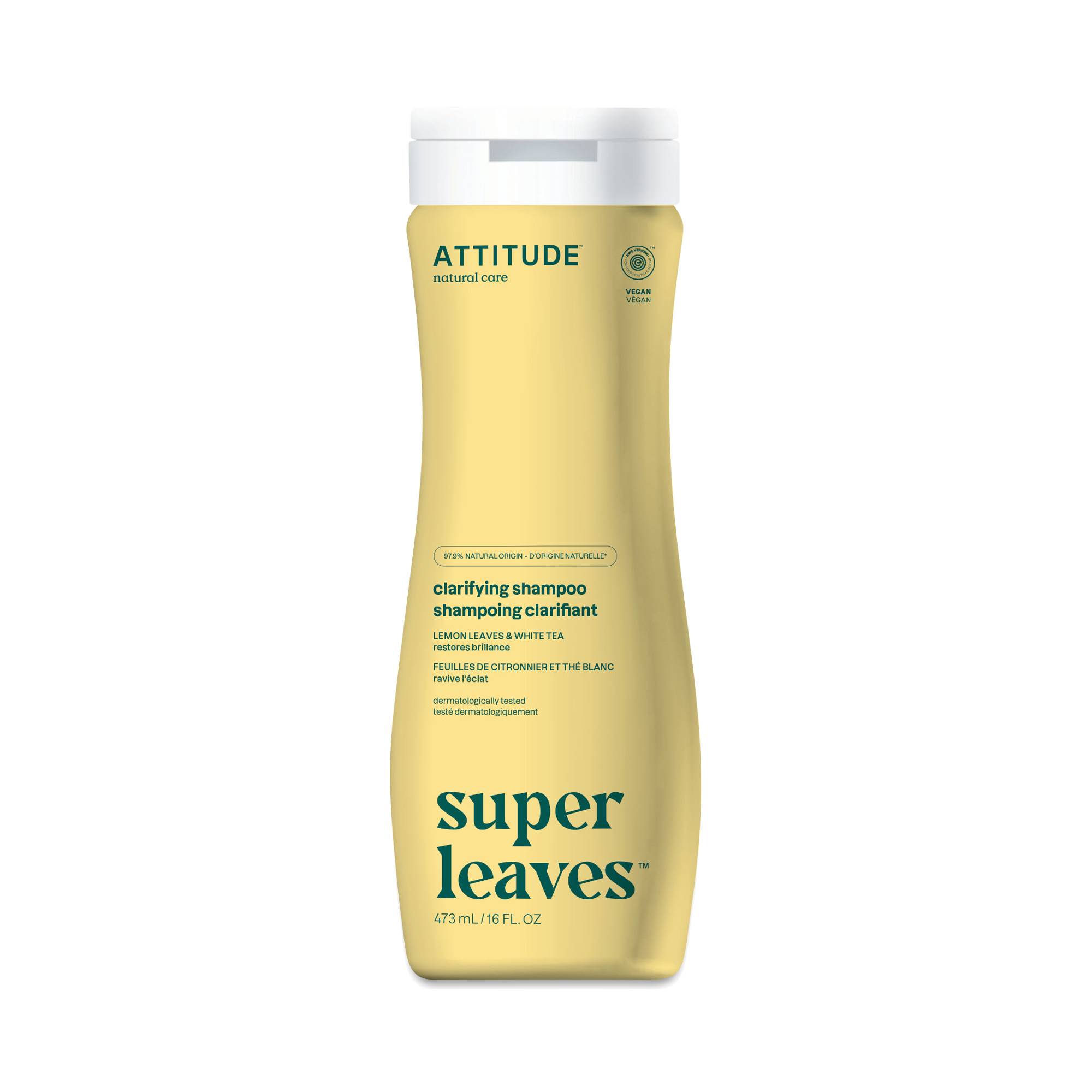 Super Leaves Clarifying Shampoo, Lemon Leaves & White Tea