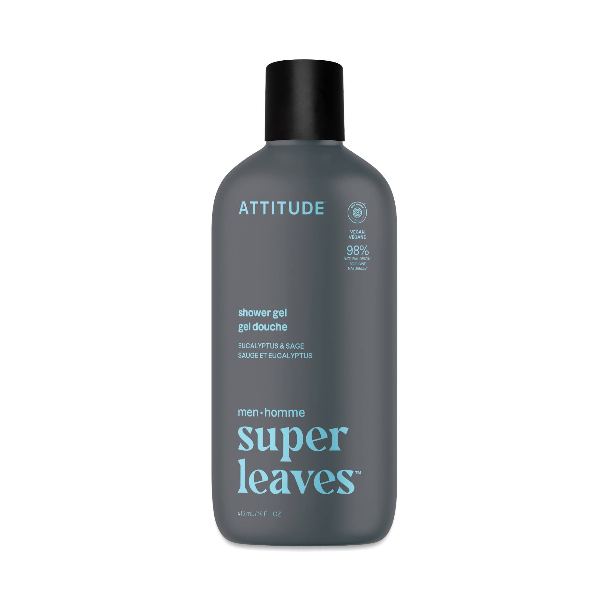 Super Leaves Men Shower Gel, Sage & Eucalyptus