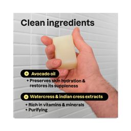 Super Leaves Men Body Soap, Amber & Citrus