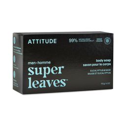Super Leaves Men Body Soap, Sage & Eucalyptus