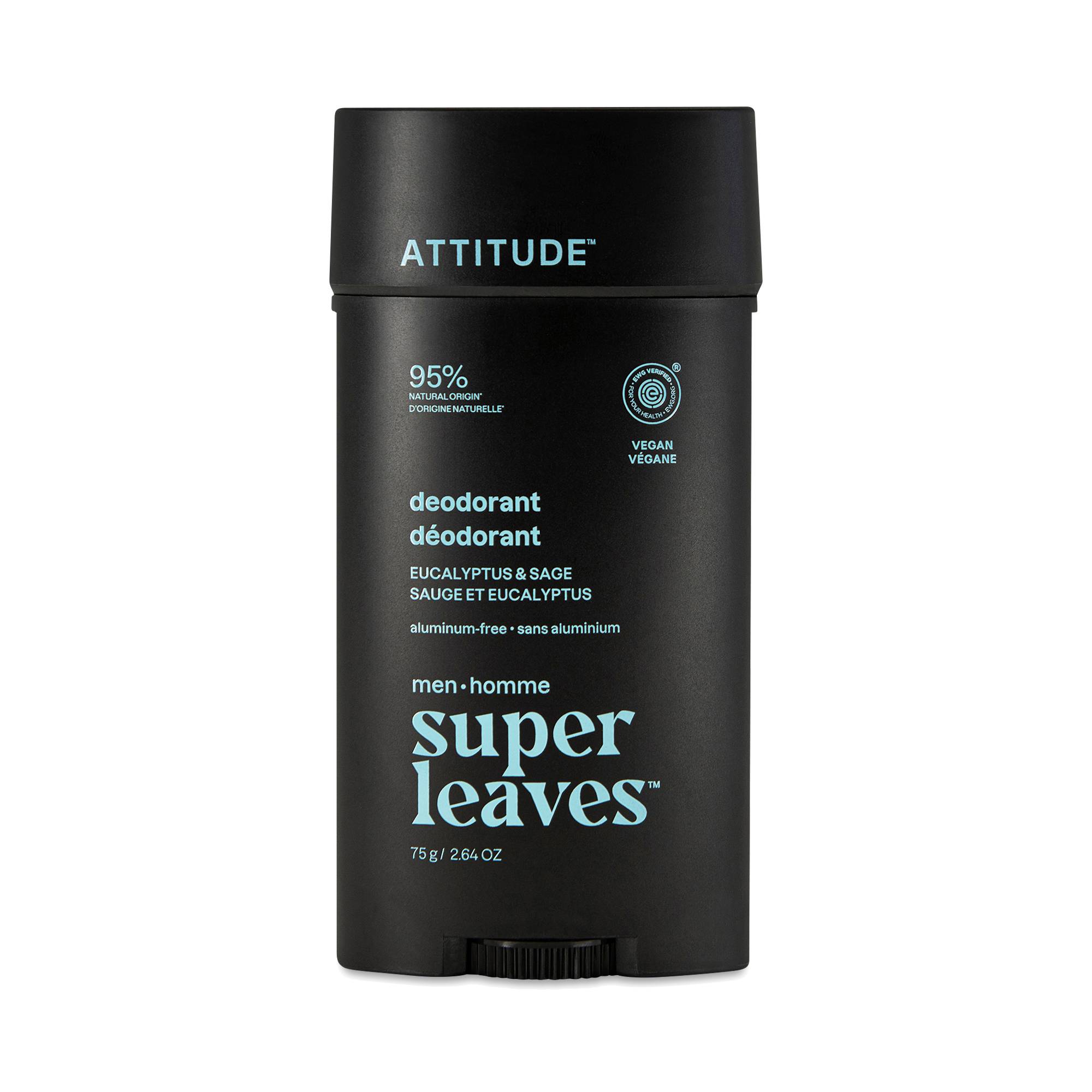 Super Leaves Men Deodorant, Sage & Eucalyptus