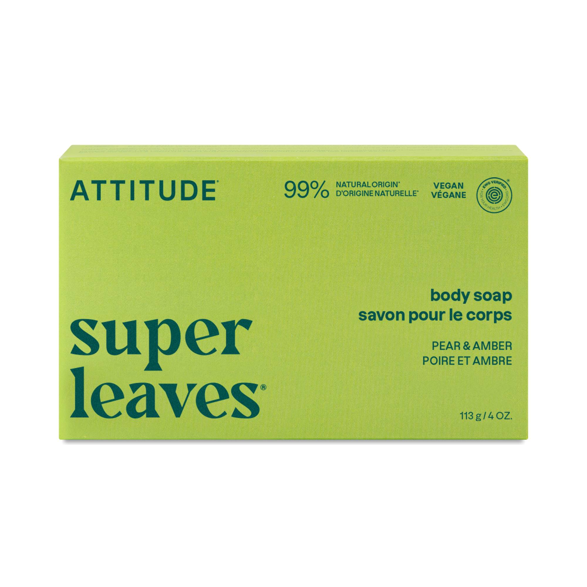 Super Leaves Body Soap, Pear & Amber