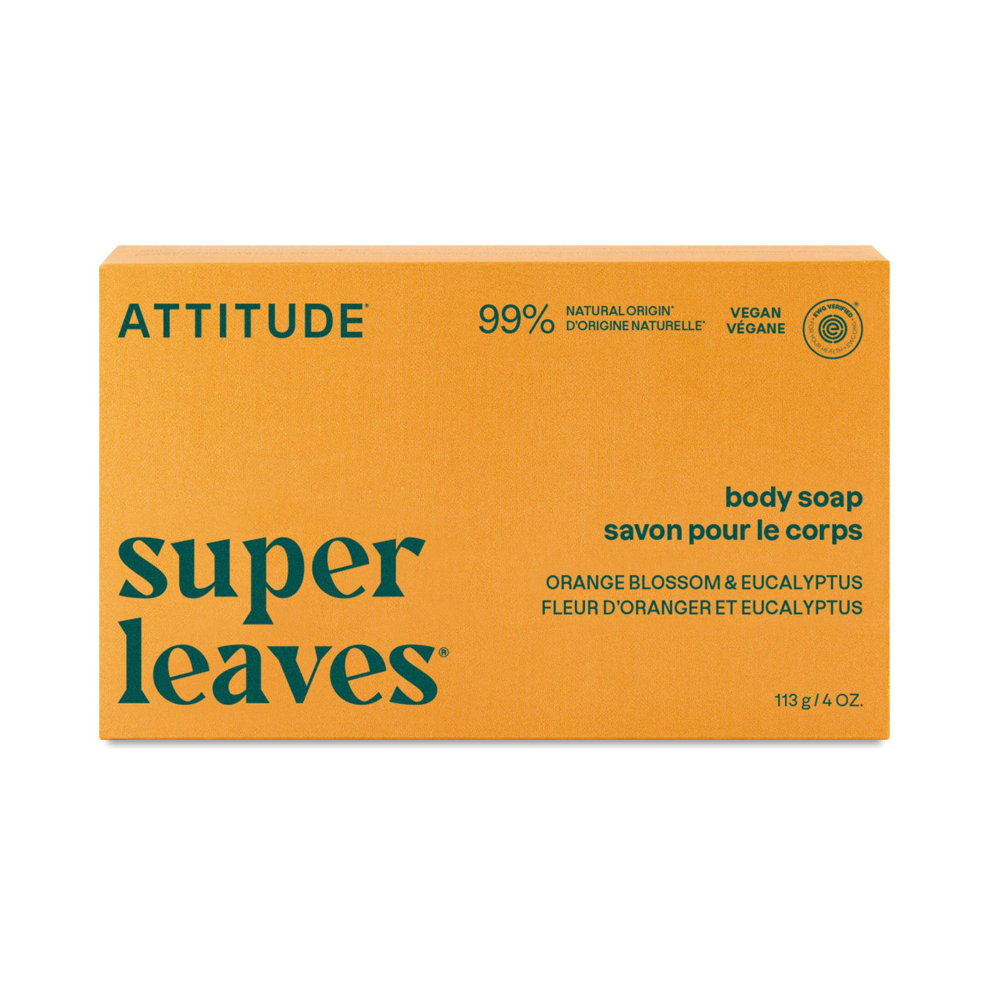 Super Leaves Body Soap, Orange Blossom & Eucalyptus