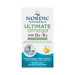 Ultimate Omega Plant-Based EPA & DHA with D3 & K2