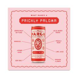 Non-Alcoholic Agave Cocktail, Prickly Paloma