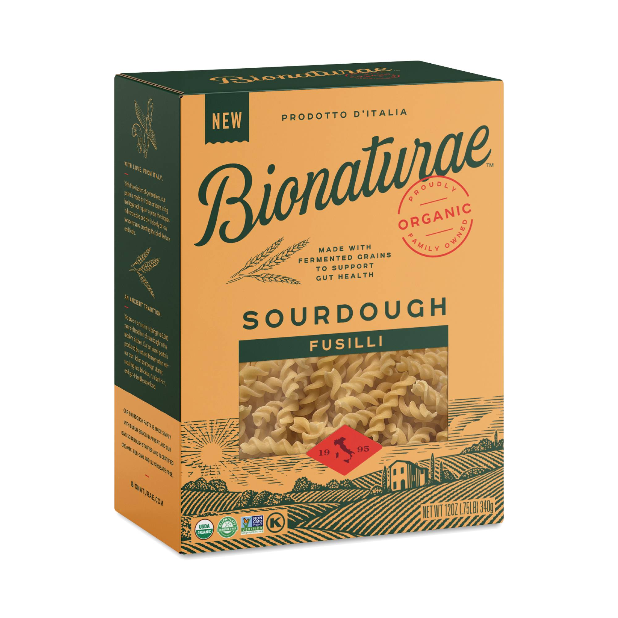 Organic Sourdough Fusilli