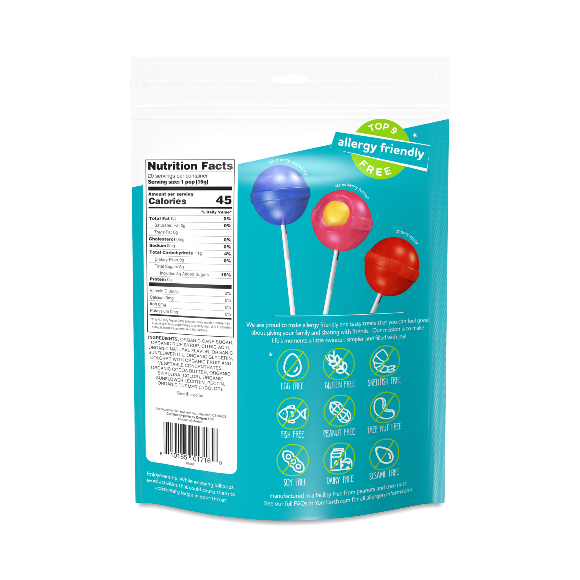 YumEarth Organic Duopops | Thrive Market
