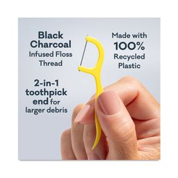 Ultra Clean Charcoal Infused Floss Pick