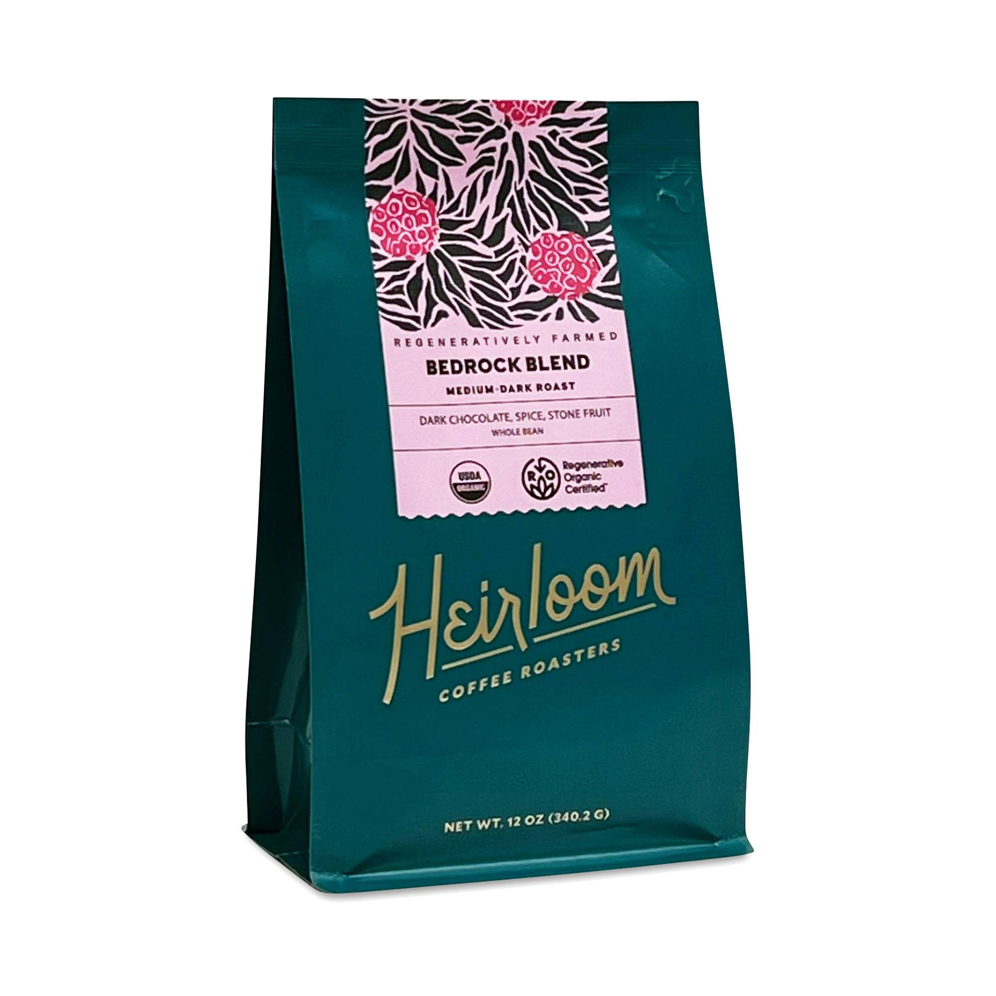 Whole Bean Coffee, Bedrock Blend Medium-Dark Roast