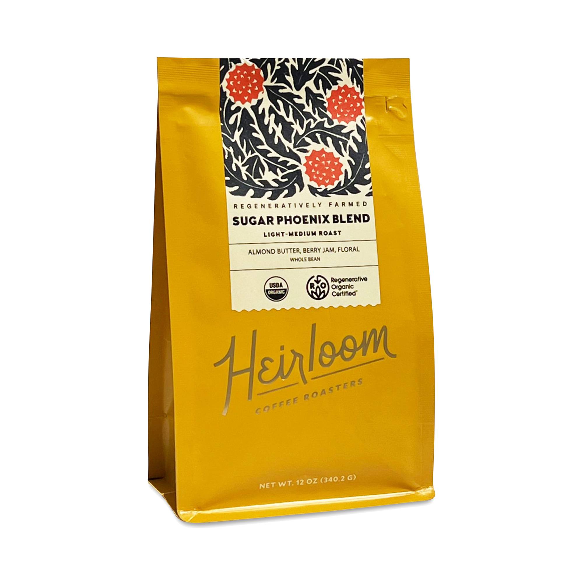 Whole Bean Coffee, Sugar Phoenix Blend Light-Medium Roast