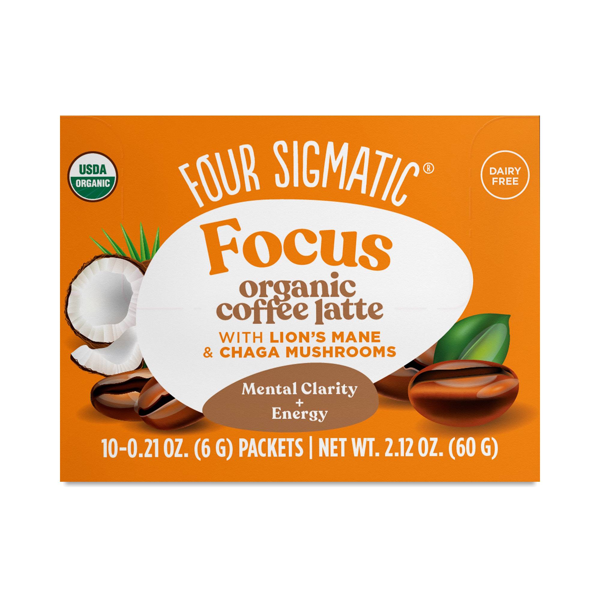 Focus Organic Coffee Latte