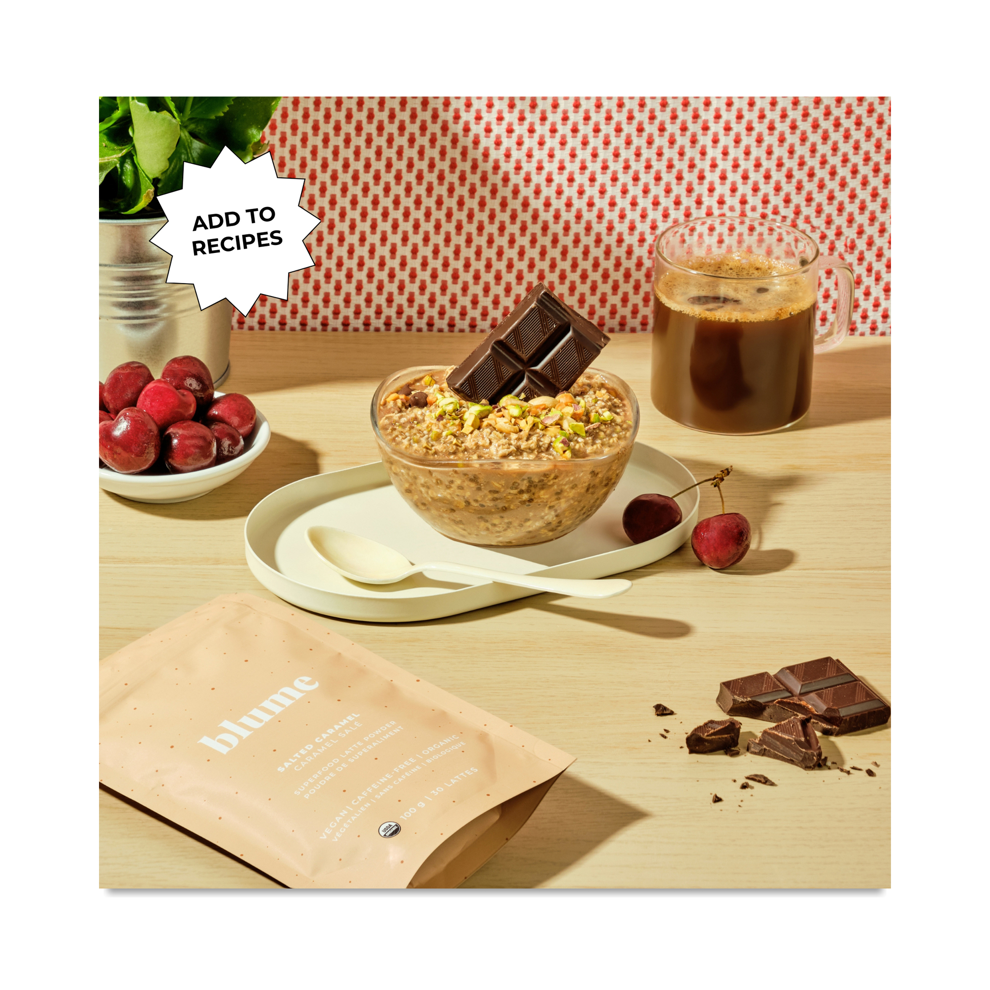 thumbnail image 2 of Buy Blume Salted Caramel Superfood Latte Blend | Fiddleheads - Fiddleheads Health And Nutrition 2 of 14