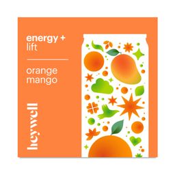 Caffeinated Sparkling Water, Energy + Lift Orange Mango