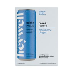Sparkling Water, Calm + Restore Blackberry Ginger