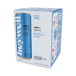 Sparkling Water, Calm + Restore Blackberry Ginger