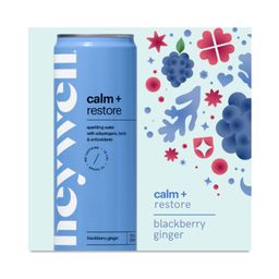 Sparkling Water, Calm + Restore Blackberry Ginger
