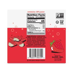 Probiotic Soda, Strawberry Rhubarb